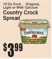 Super Fresh Country Crock Country Spread offer