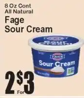 Super Fresh Fage Sour Cream offer