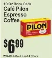 Super Fresh Cafe Pilon Espresso Coffee offer