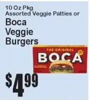 Super Fresh Boca Veggie Burgers offer