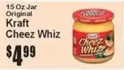 Super Fresh Kraft Cheez Whiz offer