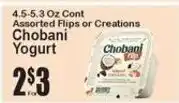 Super Fresh Chobani Yogurt offer
