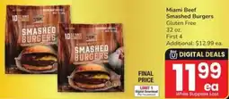 Safeway Miami Beef Smashed Burgers offer