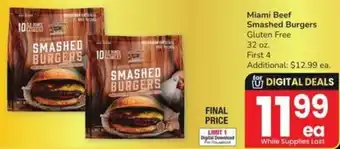 Miami Beef Smashed Burgers