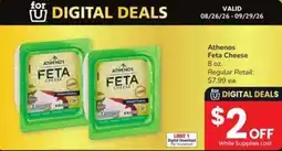 Safeway Athenos Feta Cheese offer