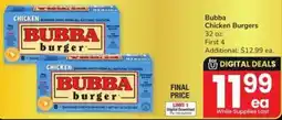 Safeway Bubba Chicken Burgers offer