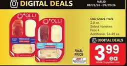Safeway Olli Snack Pack offer