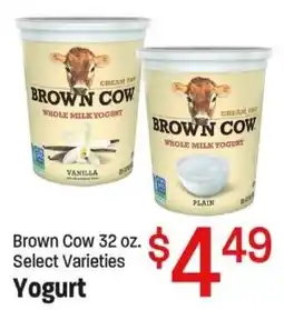 Maceys Brown Cow Yogurt offer