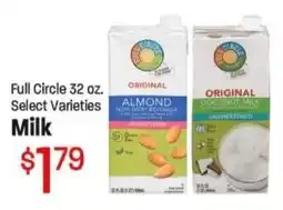 Maceys Full Circle milk offer