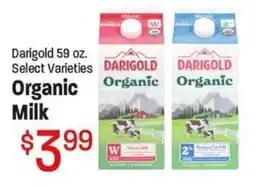 Maceys Darigold Organic Milk offer
