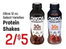 Maceys Oikos protein shakes offer