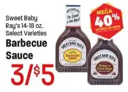 Maceys Sweet Baby Ray's Barbecue Sauce offer