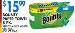 Compare Foods Bounty paper towel offer