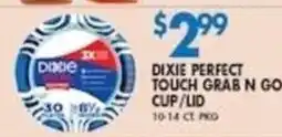 Compare Foods Dixie perfect touch grab n go cup/lid offer