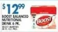 Compare Foods Boost balanced nutritional drink offer