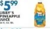 Compare Foods Libby's Pineapple Juice offer