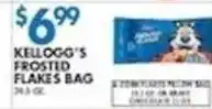 Compare Foods Kellogg's Frosted Flakes Bag offer