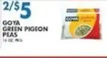 Compare Foods Goya Green Pigeon Peas offer