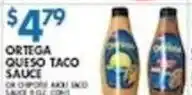 Compare Foods Ortega queso taco sauce offer