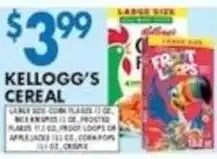 Compare Foods Kellogg's cereal offer