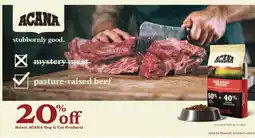Pet Supplies Plus Select ACANA Dog & Cat Products offer