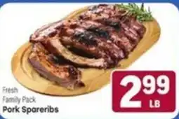 Tony’s Fresh Market Fresh Family Pack Pork Spareribs offer