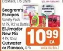 Tony’s Fresh Market Seagram's Escapes offer