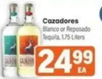Tony’s Fresh Market Cazadores Blanco or Reposado Tequila offer