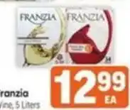 Tony’s Fresh Market Franzia wine offer