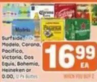 Tony’s Fresh Market Surfside, Modelo, Corona, Pacifico, Victoria offer