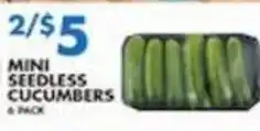 Associated Mini Seedless Cucumbers offer