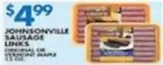 Associated Johnsonville sausage links offer