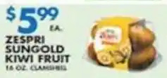Associated Zespri Sungold Kiwi Fruit offer
