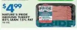 Associated Nature's Pride Ground Turkey offer