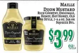 Trade Fair Supermarket Maille dijon mustard offer
