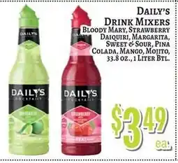 Trade Fair Supermarket Daily's drink mixers offer