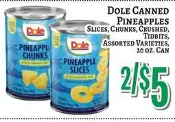 Trade Fair Supermarket Dole canned pineapples offer