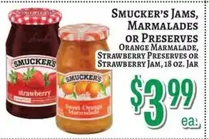 Smucker's jams, marmalades or preserves