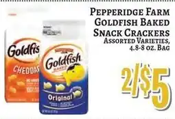 Trade Fair Supermarket Pepperidge Farm Goldfish Baked Snack Crackers offer