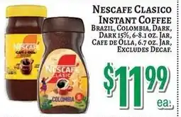 Trade Fair Supermarket Nescafe Clasico instant coffee offer