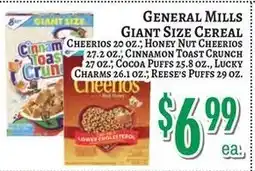Trade Fair Supermarket General Mills Giant Size Cereal offer