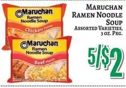 Trade Fair Supermarket Maruchan ramen noodle soup offer