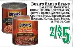 Trade Fair Supermarket Bush's baked beans offer