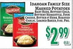 Trade Fair Supermarket Idahoan family size mashed potatoes offer