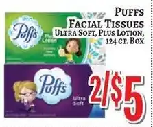 Trade Fair Supermarket Puffs facial tissues offer