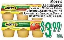 Trade Fair Supermarket Mott's applesauce offer