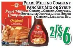 Trade Fair Supermarket Pearl Milling Company pancake mix or syrup offer