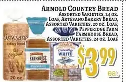 Trade Fair Supermarket Arnold Country Bread offer