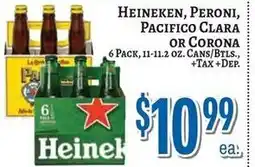 Trade Fair Supermarket Heineken, Peroni, Pacifico Clara or Corona offer
