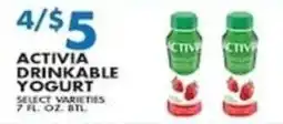 Met Foodmarkets Activia Drinkable Yogurt offer